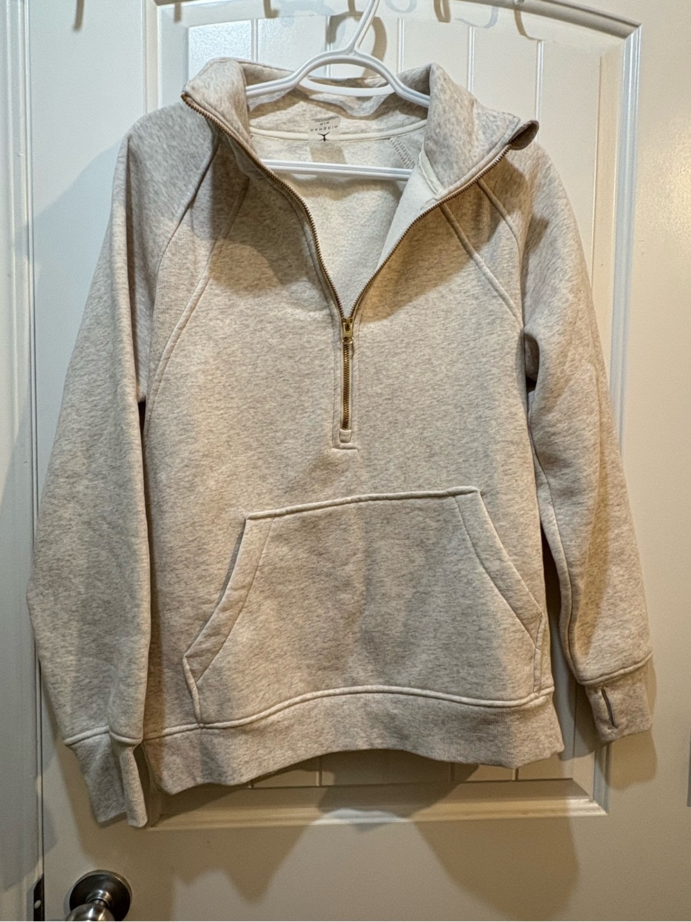 Danskin Half-Zip Funnel Neck Sweater